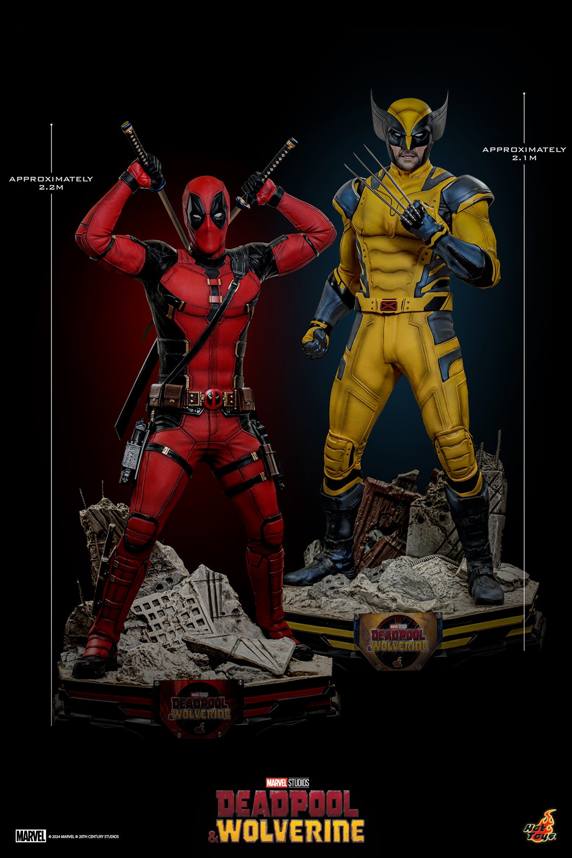 Hot Toys Deadpool & Wolverine - Deadpool Life-Size Statue