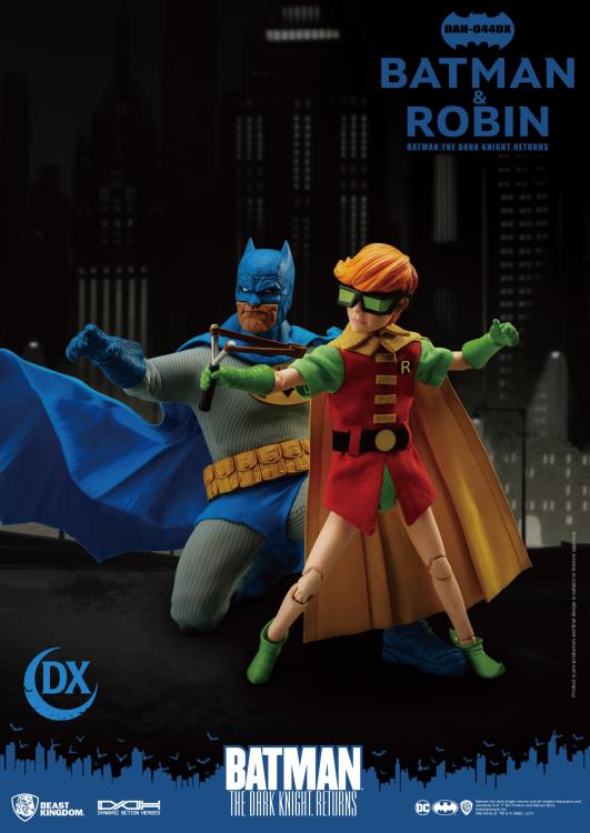 Beast Kingdom Batman: The Dark Knight Returns Dynamic 8ction Heroes Batman & Robin Set