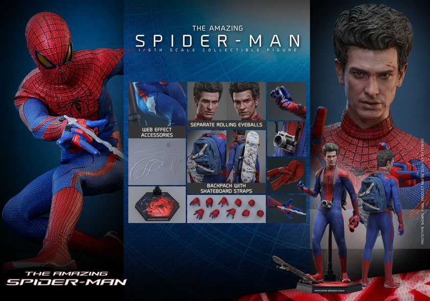 Hot Toys The Amazing Spider-Man - The Amazing Spider-Man (Regular Edition) 1:6 Scale Collectible Figure MMS771