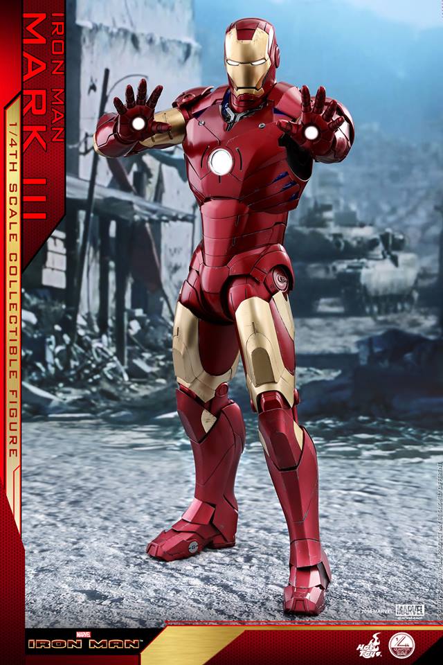 Hot Toys Iron Man - Mark III 1/4th scale QS011 (Regular Edition)