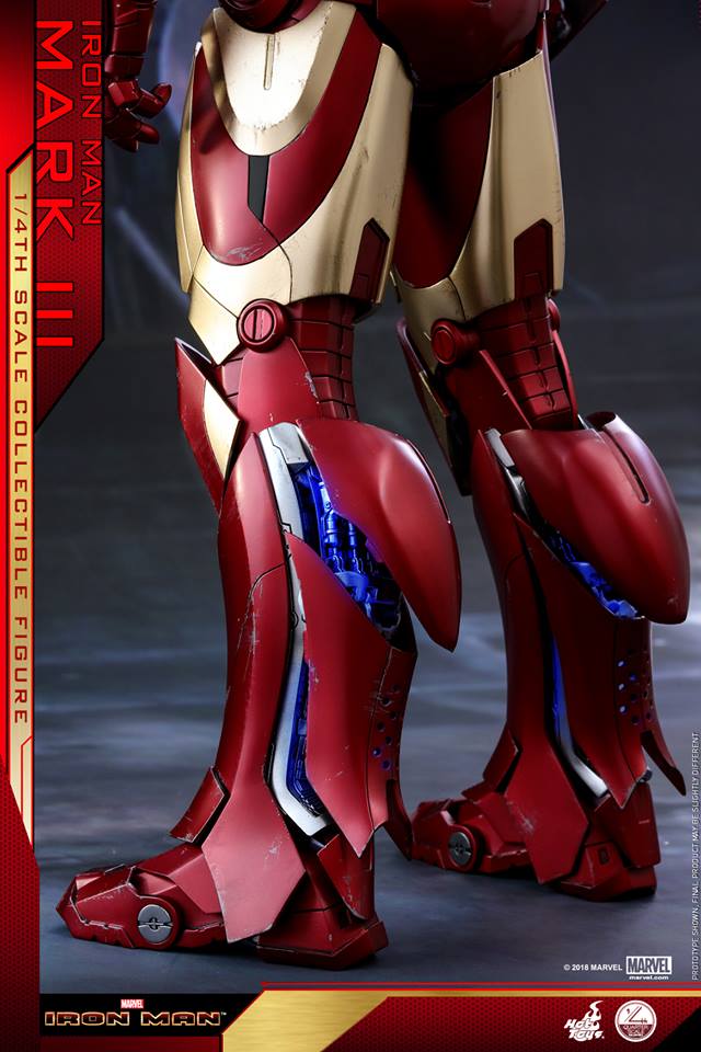 Hot Toys Iron Man - Mark III 1/4th scale QS011 (Regular Edition)