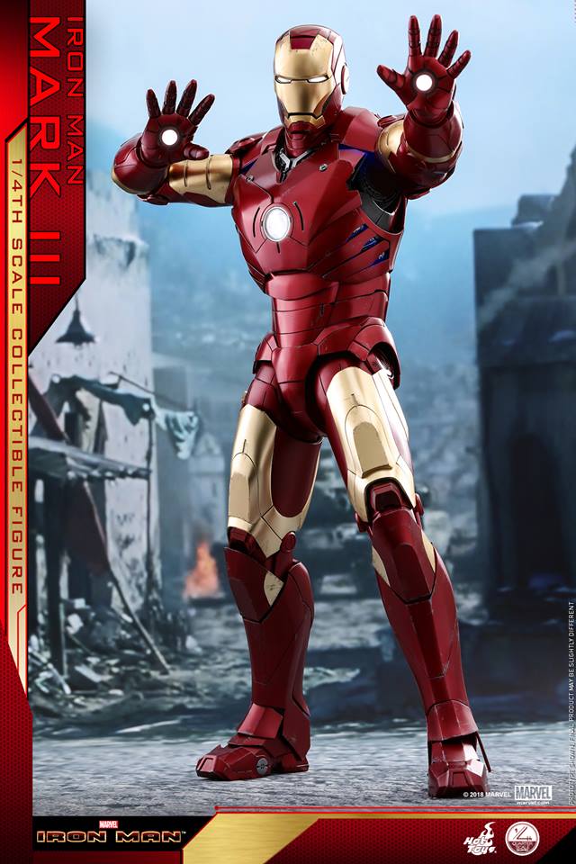 Hot Toys Iron Man - Mark III 1/4th scale QS011 (Regular Edition)