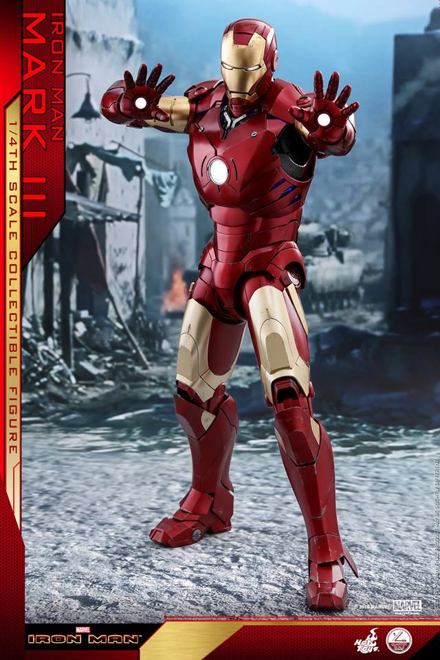 Hot Toys Iron Man - Mark III 1/4th scale QS011 (Regular Edition)