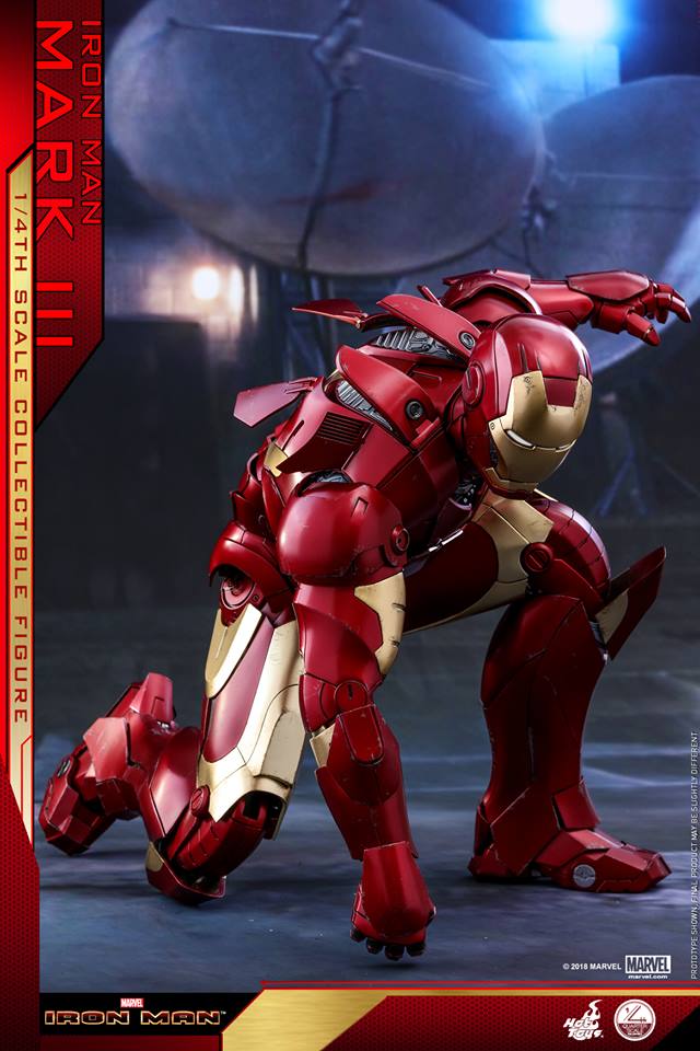 Hot Toys Iron Man - Mark III 1/4th scale QS011 (Regular Edition)