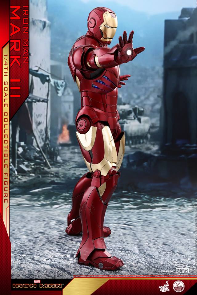 Hot Toys Iron Man - Mark III 1/4th scale QS011 (Regular Edition)