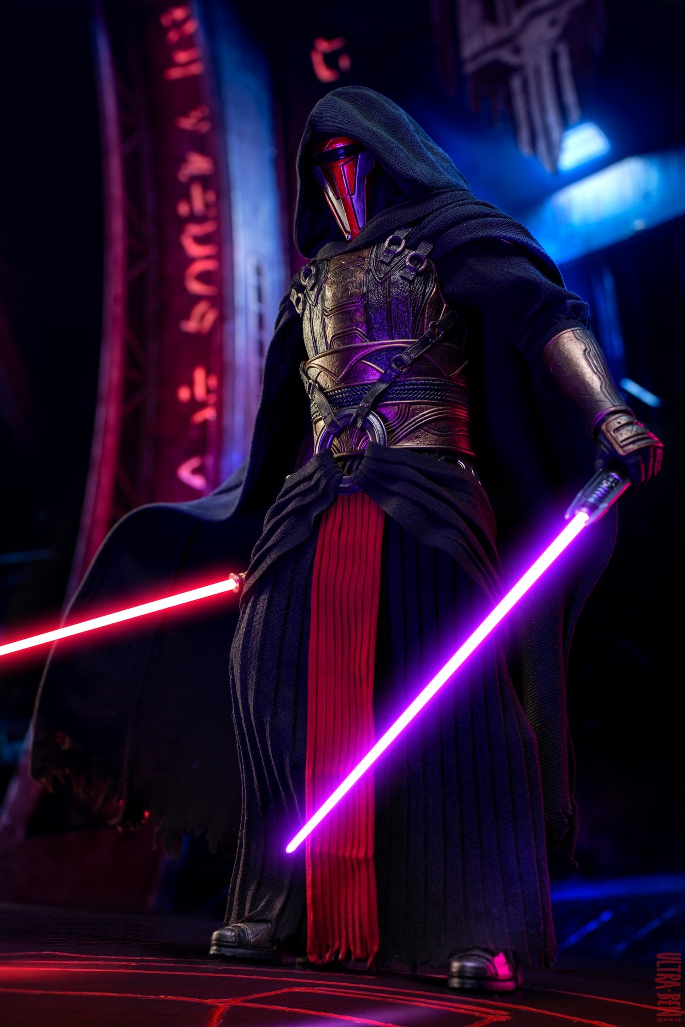 Hot Toys Star Wars™ Darth Revan™ 1:6 Scale Collectible Figure VGM62B (Exclusive Edition)(Global Exclusive Commemorative Coin)