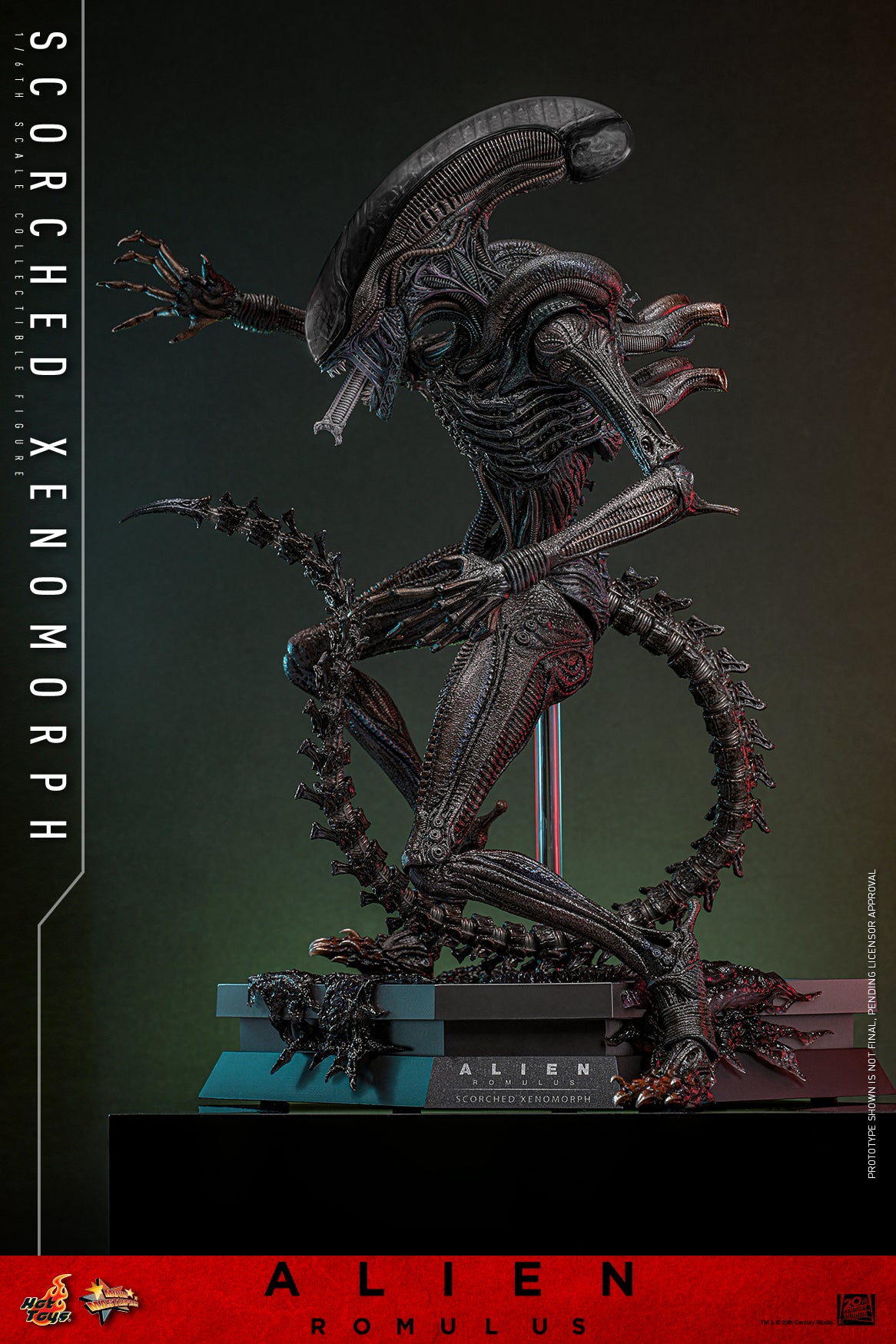 Hot Toys Alien: Romulus 1:6th scale Scorched Xenomorph Collectible Figure