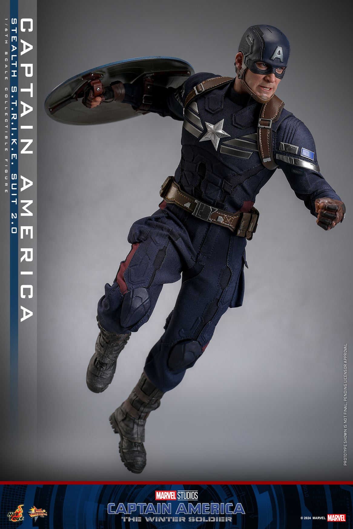 Hot Toys Captain America: The Winter Soldier Captain America (Stealth S.T.R.I.K.E. Suit) 2.0 1:6 Scale Collectible Figure MMS783