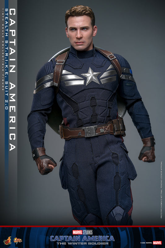 Hot Toys Captain America: The Winter Soldier Captain America (Stealth S.T.R.I.K.E. Suit) 2.0 1:6 Scale Collectible Figure MMS783