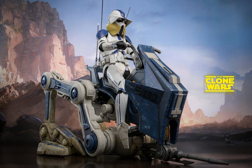 Hot Toys "Star Wars: The Clone Wars" Arf Trooper™ &amp; 501st Legion At-rt™ 1:6 Scale Collectible Set TMS091