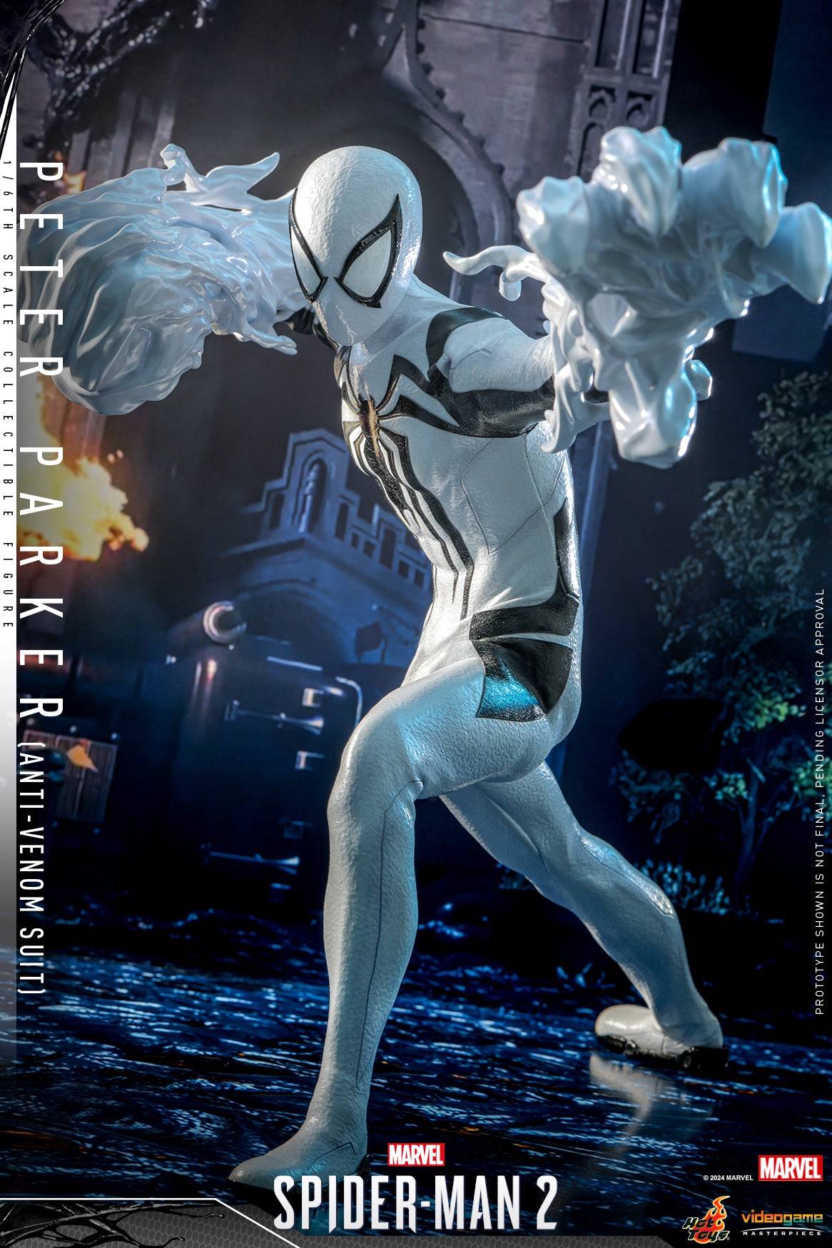 Hot Toys Marvel's Spider-Man 2 Peter Parker (Anti-Venom Suit) 1:6 Scale Collectible Figure VGM69