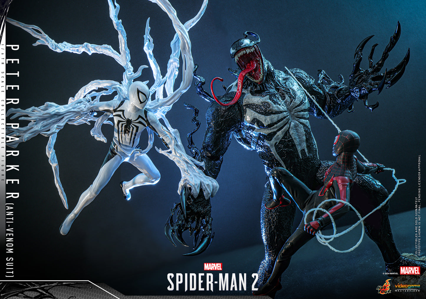 Hot Toys Marvel's Spider-Man 2 Peter Parker (Anti-Venom Suit) 1:6 Scale Collectible Figure VGM69