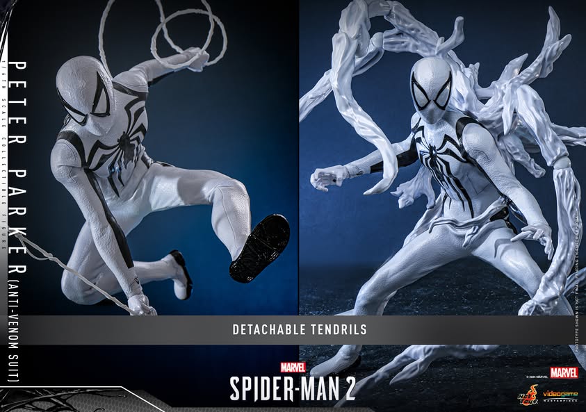 Hot Toys Marvel's Spider-Man 2 Peter Parker (Anti-Venom Suit) 1:6 Scale Collectible Figure VGM69