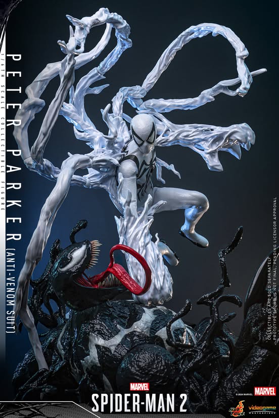 Hot Toys Marvel's Spider-Man 2 Peter Parker (Anti-Venom Suit) 1:6 Scale Collectible Figure VGM69