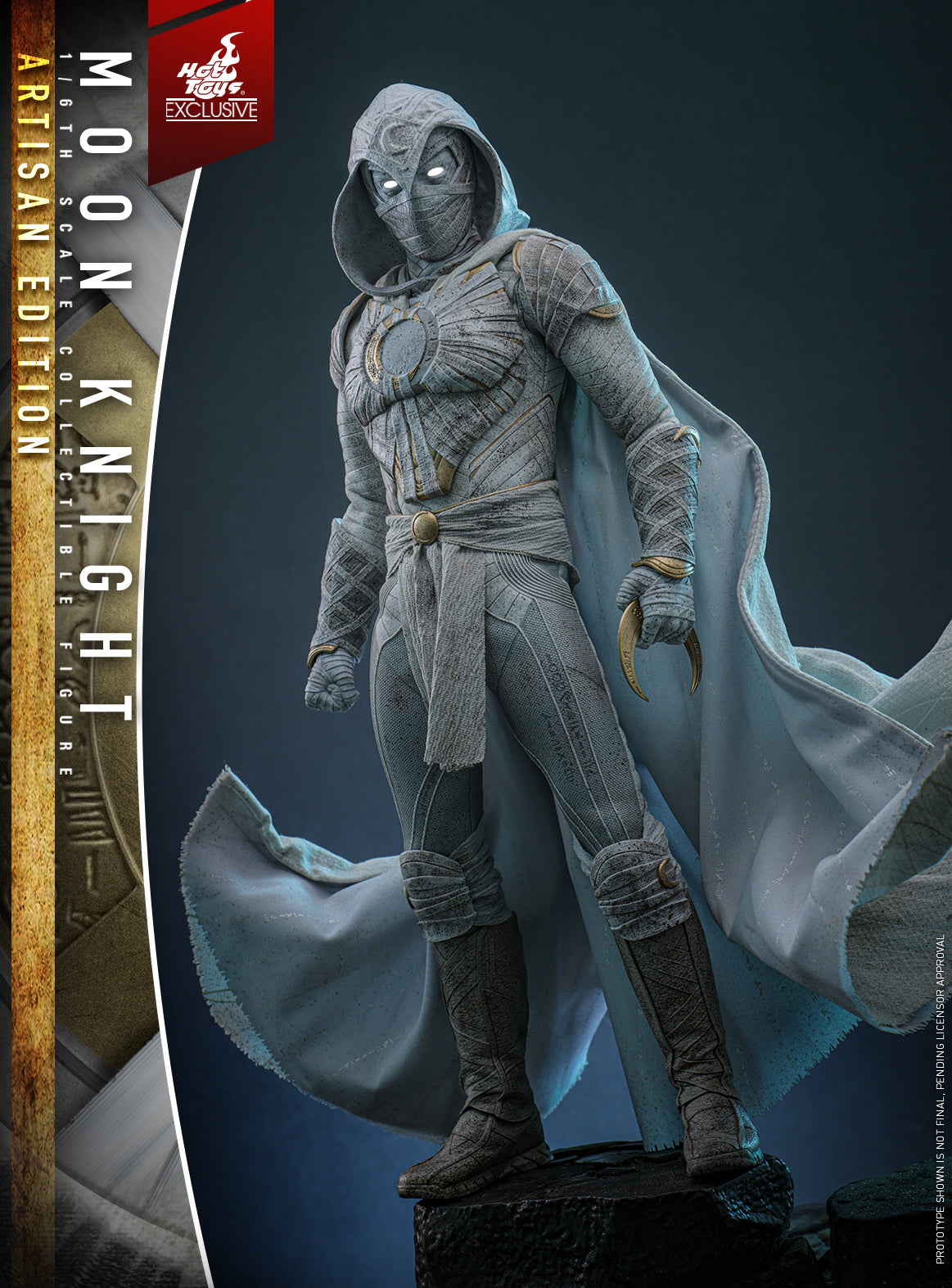 Hot Toys Limited Edition Hair-Planted Moon Knight 1:6 Scale Collectible Figure TMS140AE