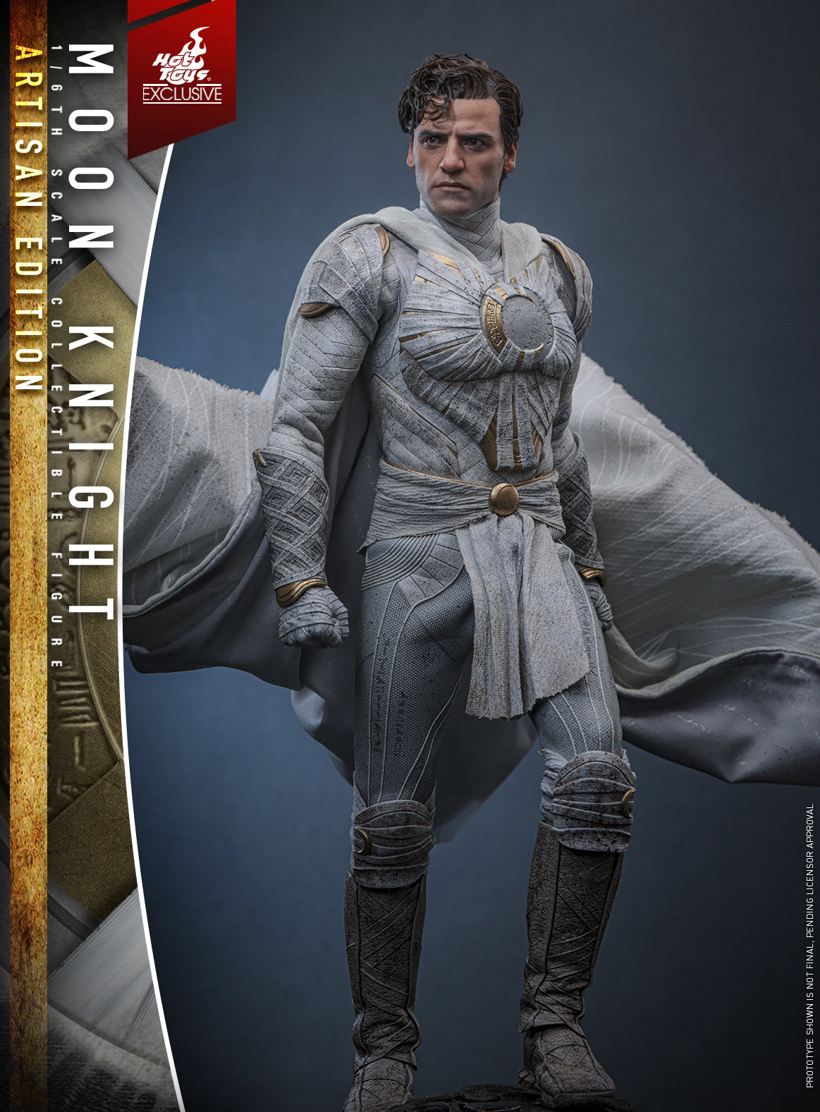 Hot Toys Limited Edition Hair-Planted Moon Knight 1:6 Scale Collectible Figure TMS140AE