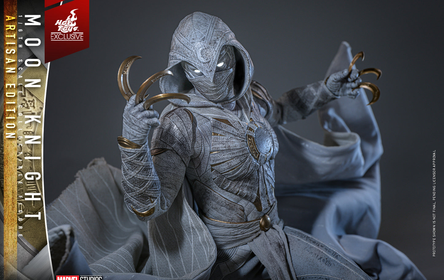 Hot Toys Limited Edition Hair-Planted Moon Knight 1:6 Scale Collectible Figure TMS140AE