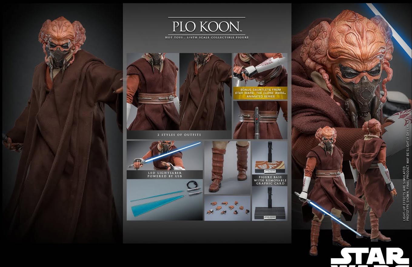 Hot Toys Star Wars: Episode III – Revenge of the Sith Plo Koon™ 1:6 Scale Collectible Figure MMS785