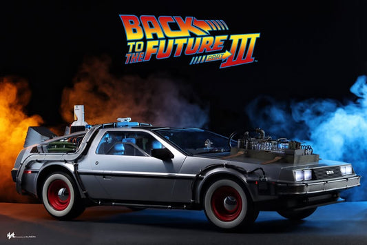 Hot Toys Back To The Future III Delorean Time Machine 1:6 Scale Collectible Vehicle MMS738