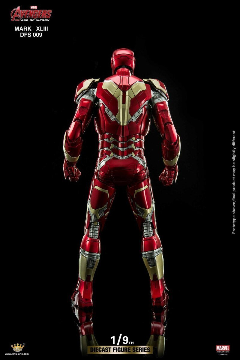 King Arts 1:9 Scale Iron Man Mark XLIII Collectible Figure