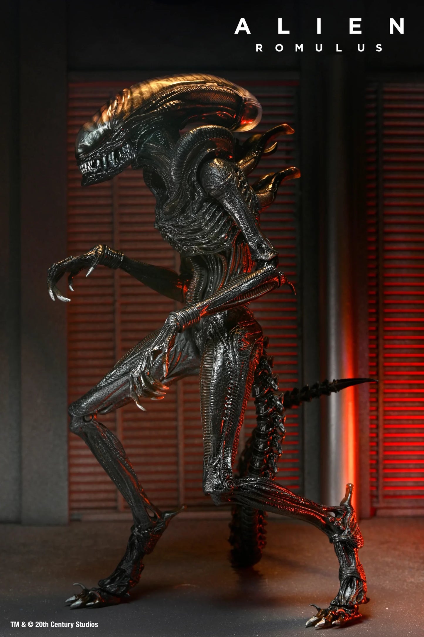 Neca Romulus Ultimate Scorched Alien Xenomorph Collectible Figure