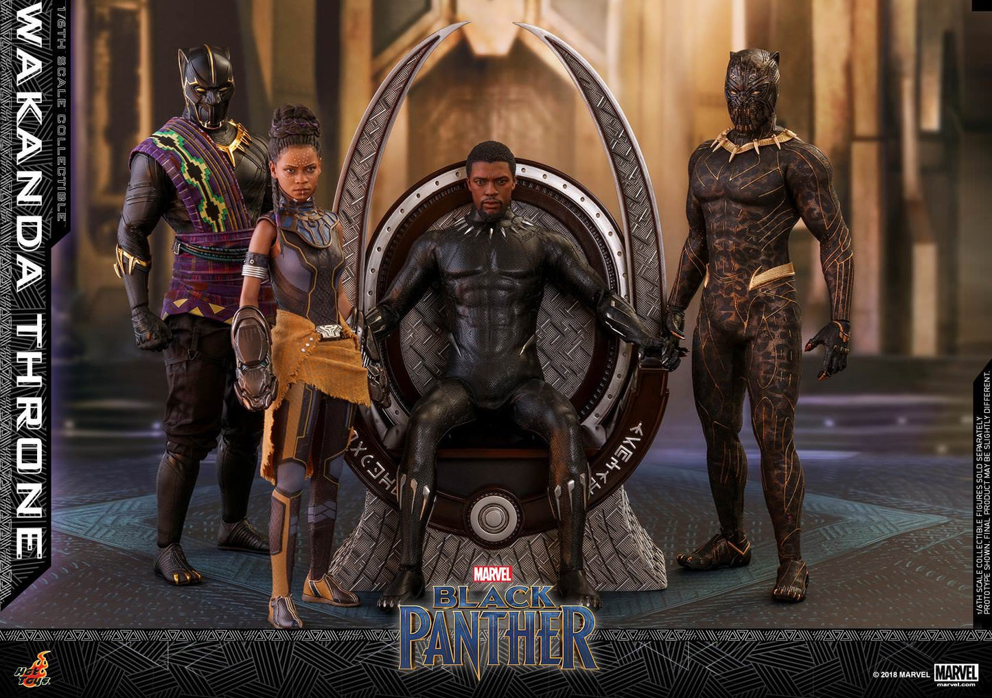 Hot Toys Black Panther - Wakanda Throne ACS005 (Refurbished Items)