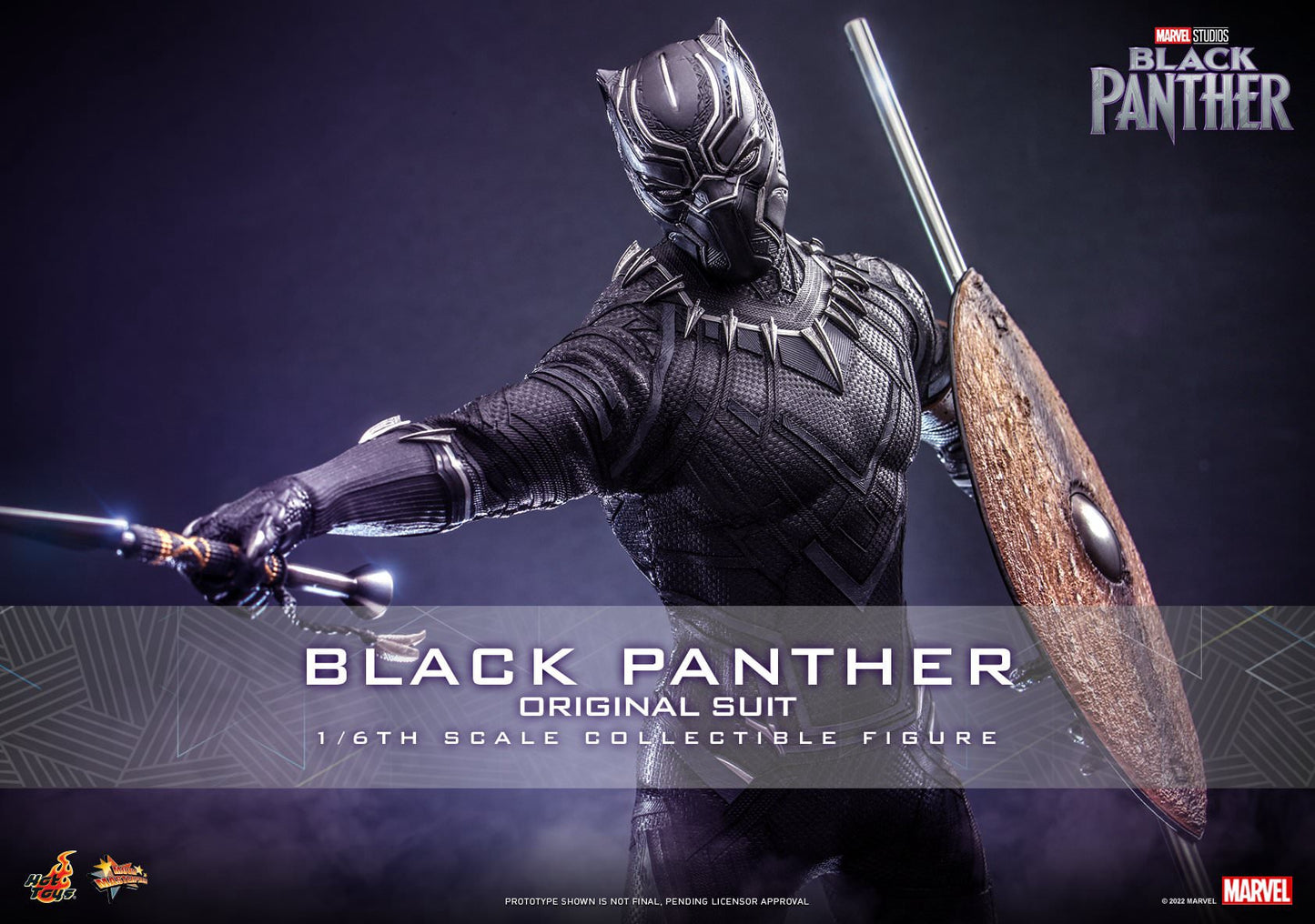 Hot Toys Black Panther Legacy Black Panther (Original Suit) 1:6 Scale Collectible Figure MMS671