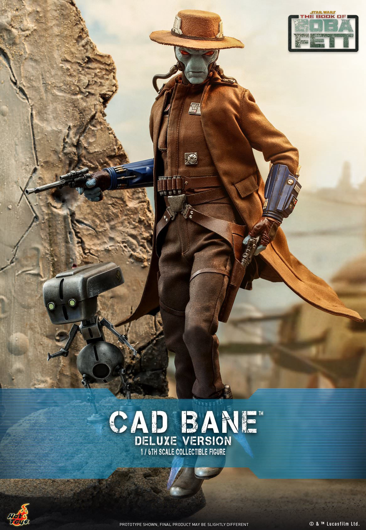 Hot Toys "Star Wars: The Book Of Boba Fett™" - Cad Bane™ 1:6th Scale Collectible Figure (Deluxe Version) TMS080