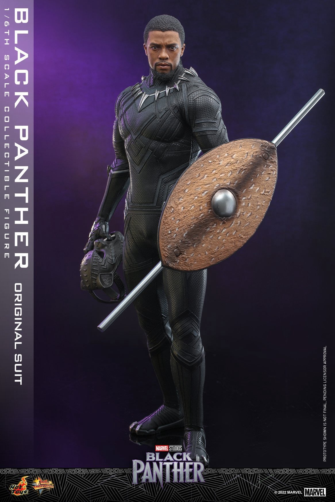 Hot Toys Black Panther Legacy Black Panther (Original Suit) 1:6 Scale Collectible Figure MMS671