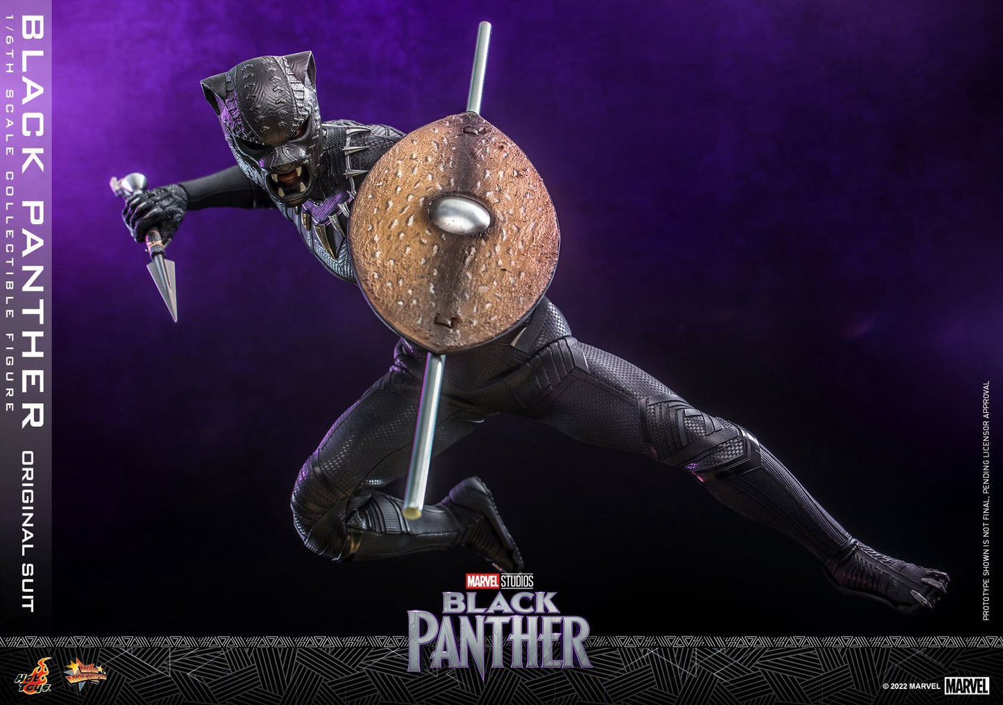 Hot Toys Black Panther Legacy Black Panther (Original Suit) 1:6 Scale Collectible Figure MMS671