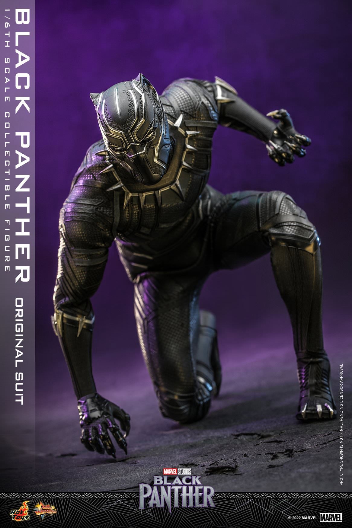 Hot Toys Black Panther Legacy Black Panther (Original Suit) 1:6 Scale Collectible Figure MMS671