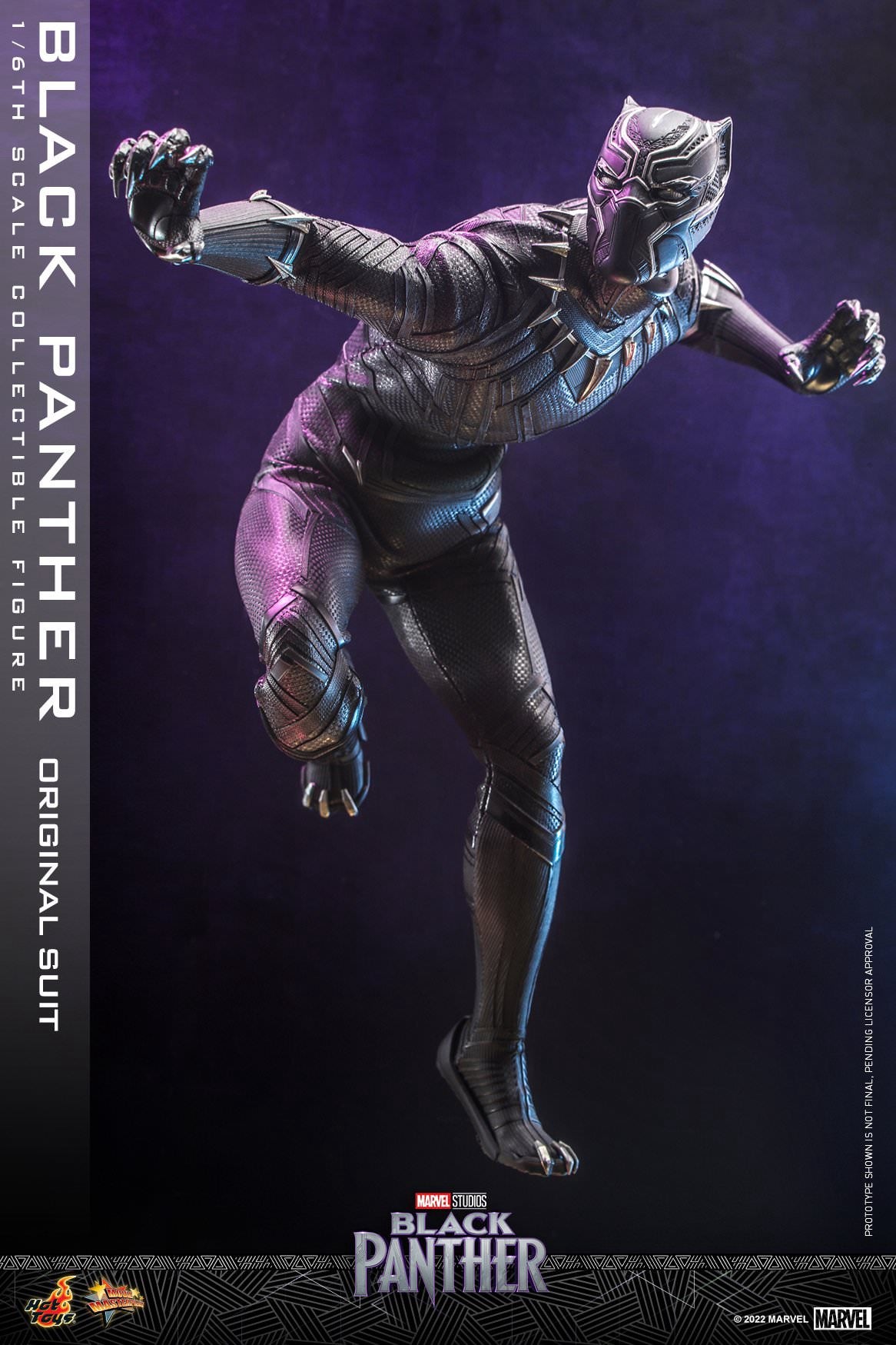 Hot Toys Black Panther Legacy Black Panther (Original Suit) 1:6 Scale Collectible Figure MMS671