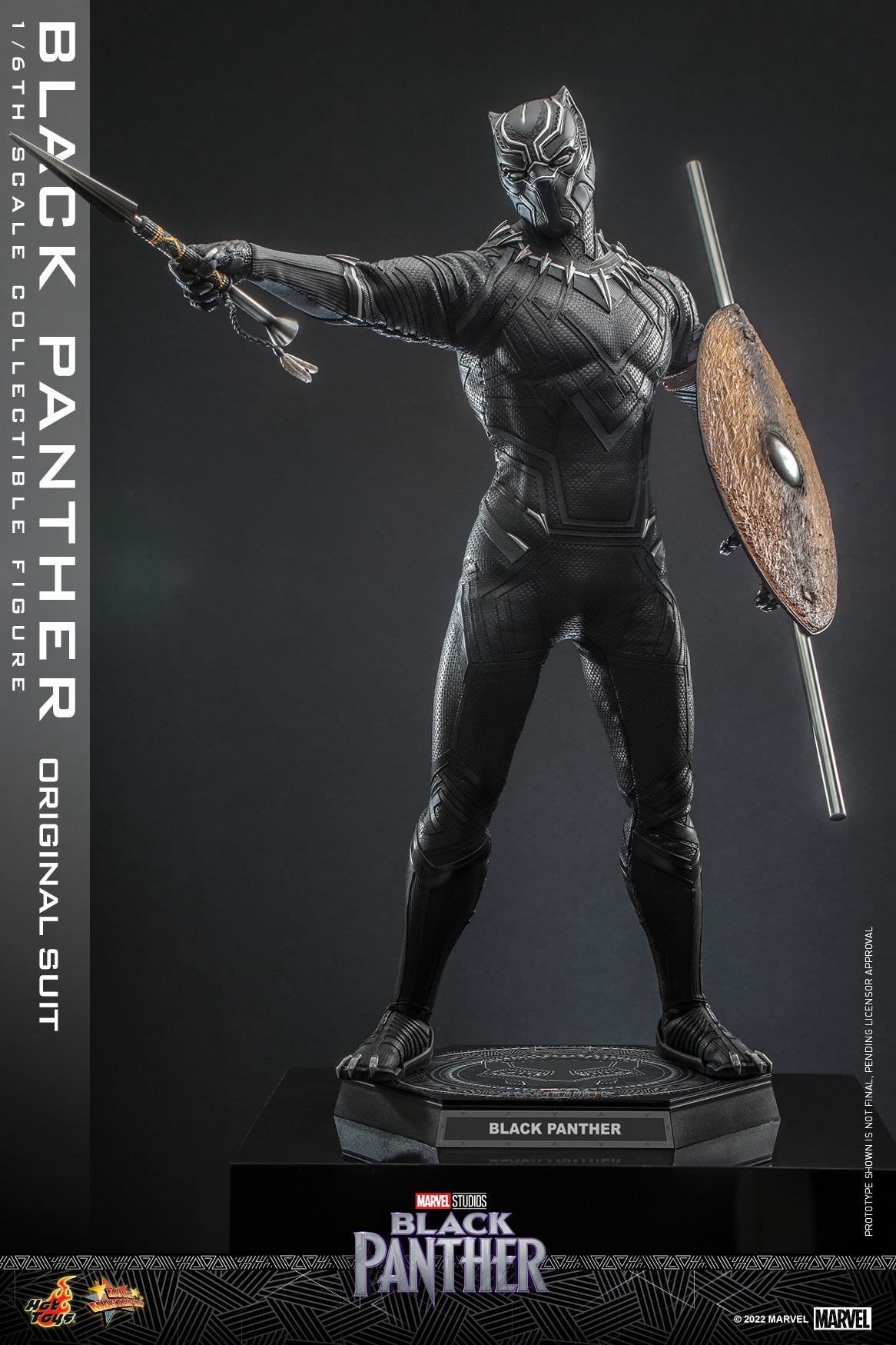 Hot Toys Black Panther Legacy Black Panther (Original Suit) 1:6 Scale Collectible Figure MMS671