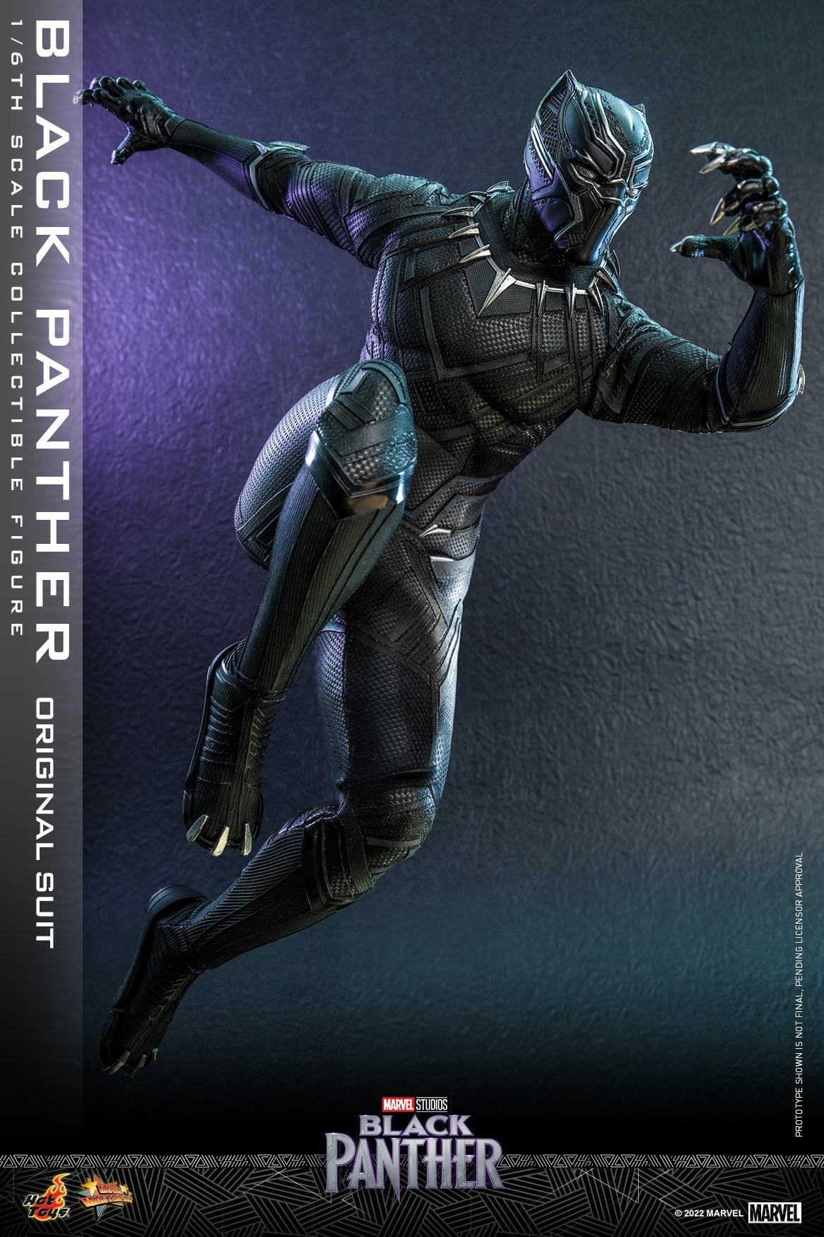 Hot Toys Black Panther Legacy Black Panther (Original Suit) 1:6 Scale Collectible Figure MMS671