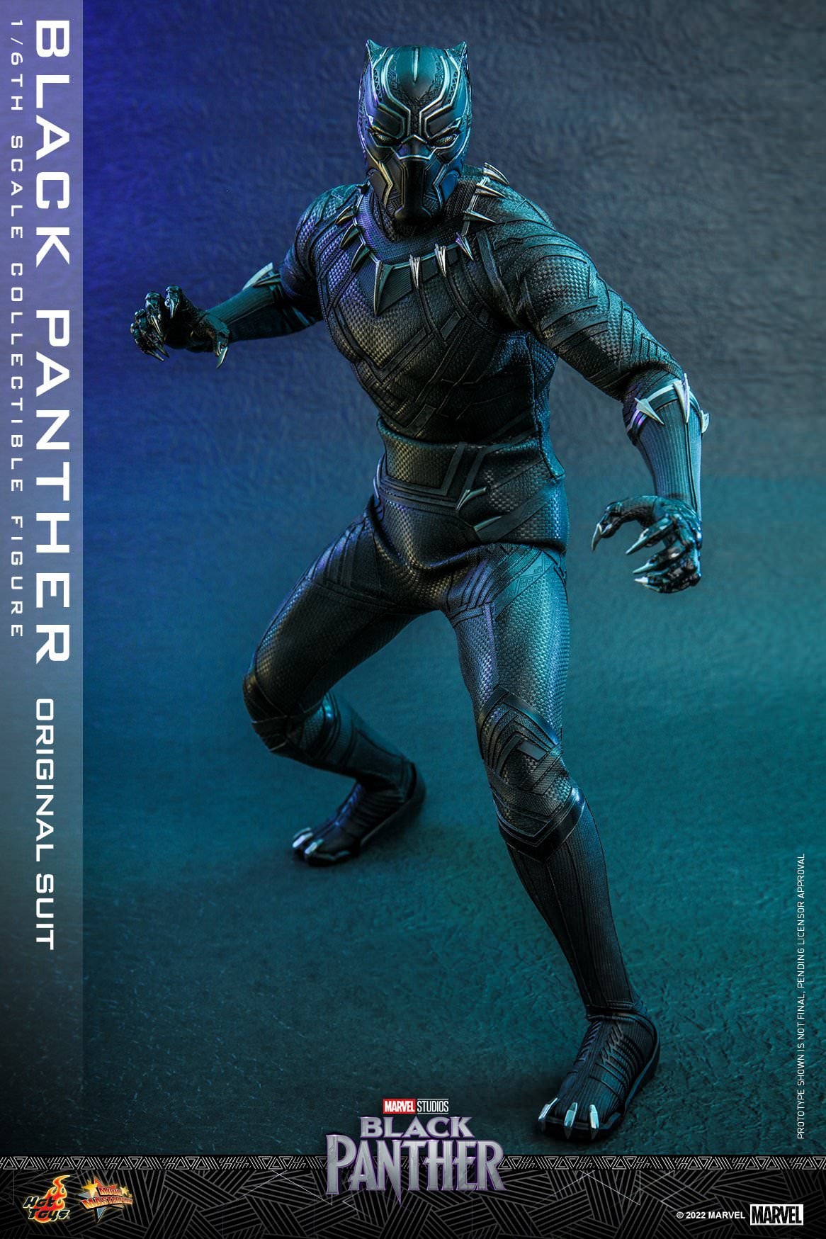 Hot Toys Black Panther Legacy Black Panther (Original Suit) 1:6 Scale Collectible Figure MMS671