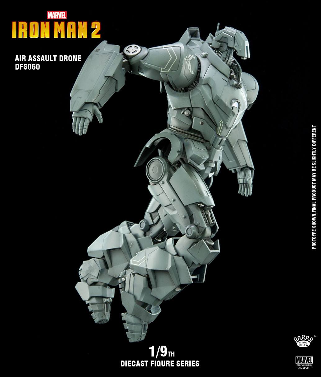 King Arts 1:9 Scale Iron Man II Hammer Drone Collectible Figure