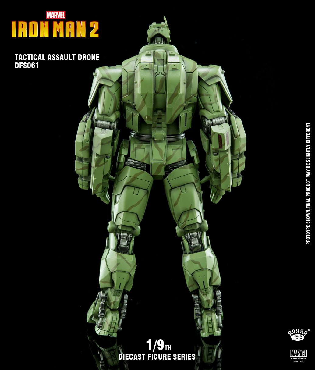 King Arts 1:9 Scale Iron Man II Hammer Drone Collectible Figure