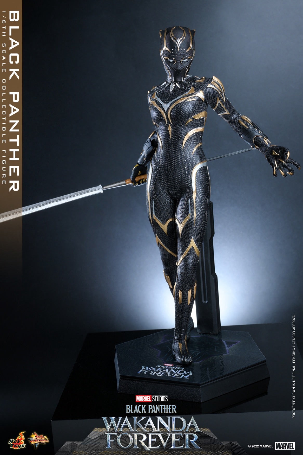 Hot Toys Black Panther: Wakanda Forever - Black Panther 1:6  Scale Collectible Figure MMS675