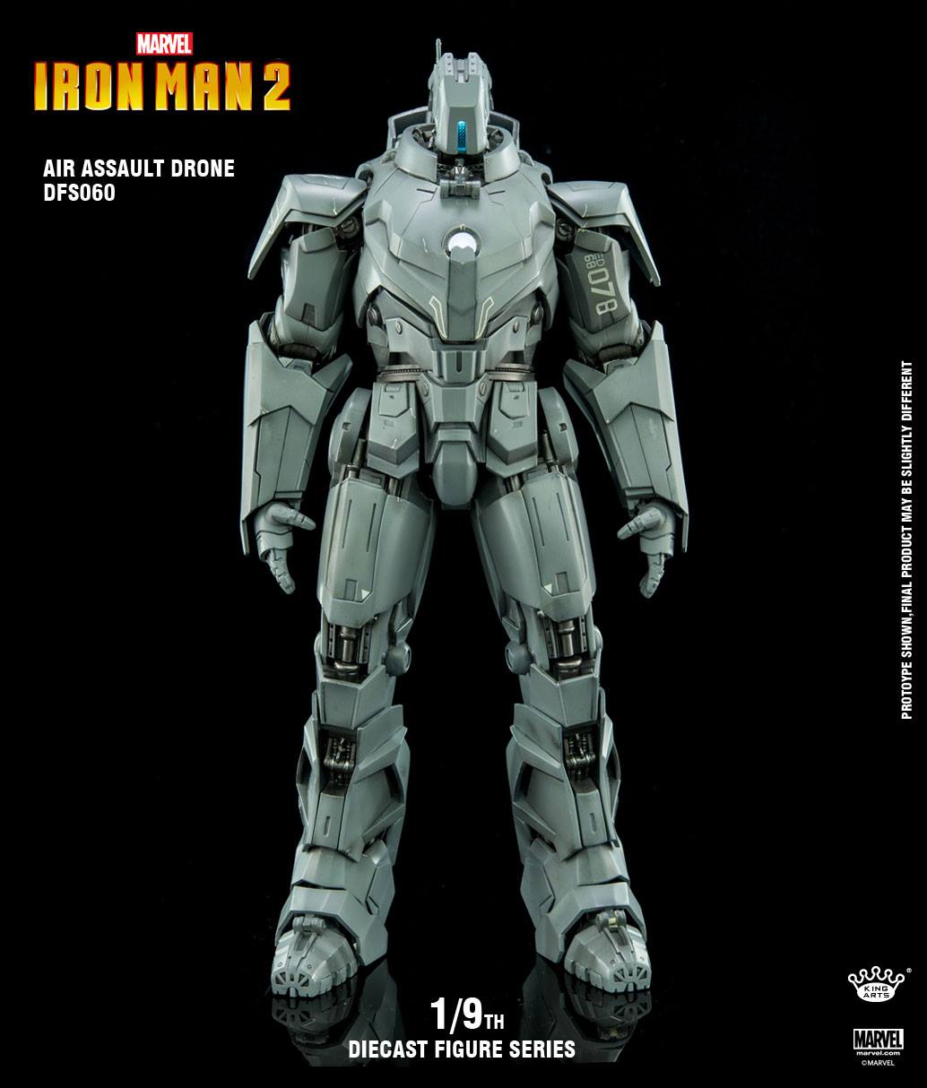 King Arts 1:9 Scale Iron Man II Hammer Drone Collectible Figure