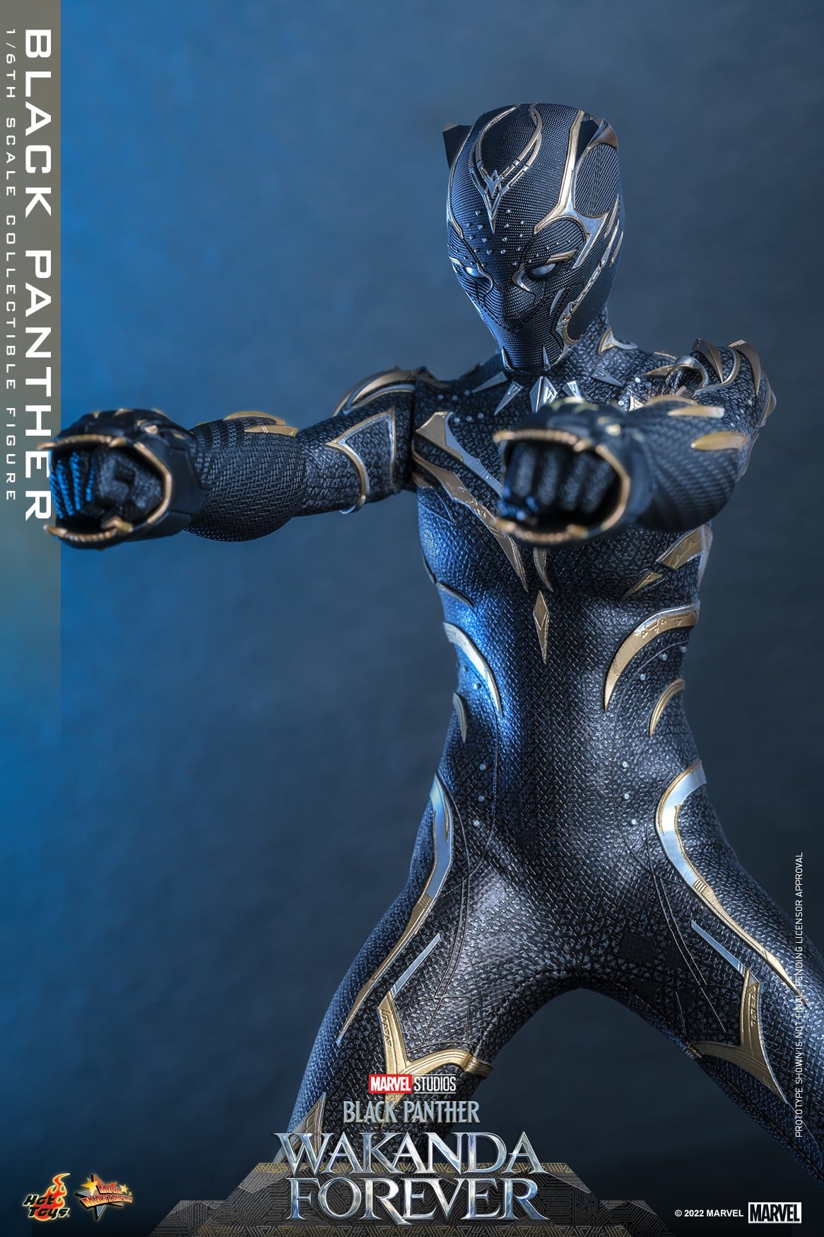 Hot Toys Black Panther: Wakanda Forever - Black Panther 1:6  Scale Collectible Figure MMS675