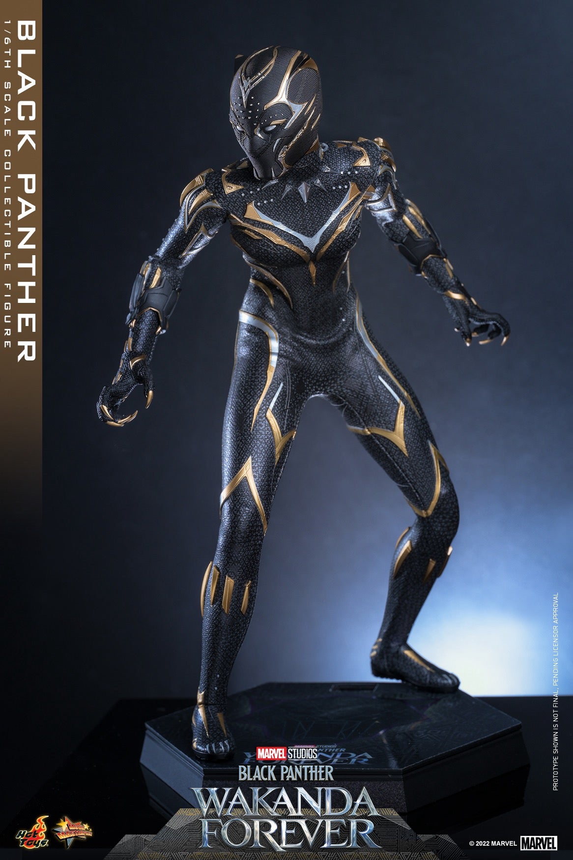 Hot Toys Black Panther: Wakanda Forever - Black Panther 1:6  Scale Collectible Figure MMS675