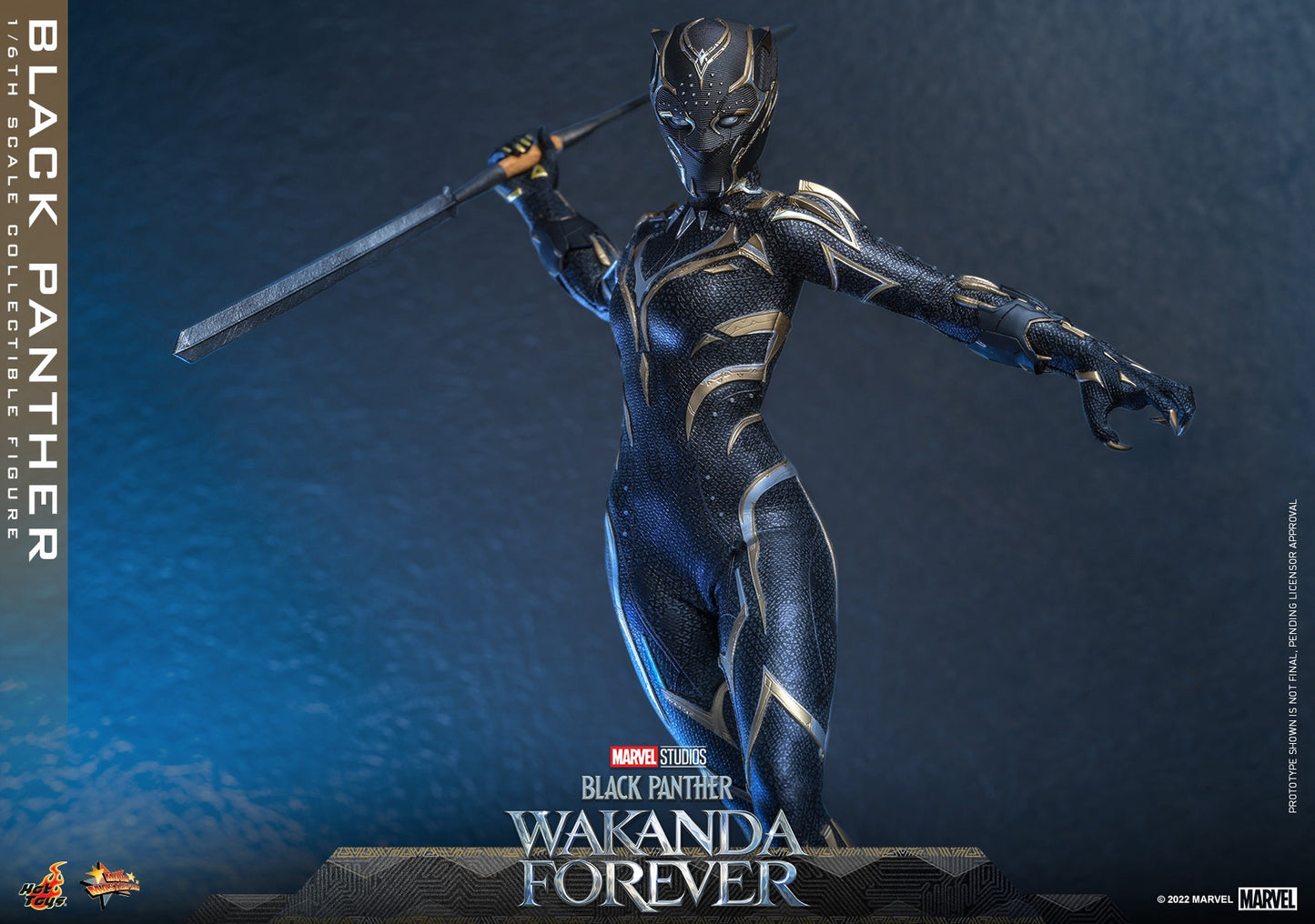 Hot Toys Black Panther: Wakanda Forever - Black Panther 1:6  Scale Collectible Figure MMS675