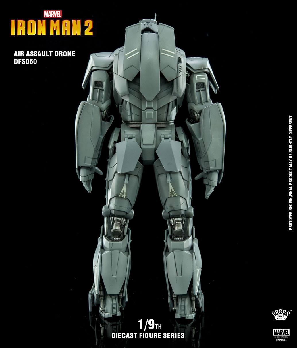 King Arts 1:9 Scale Iron Man II Hammer Drone Collectible Figure