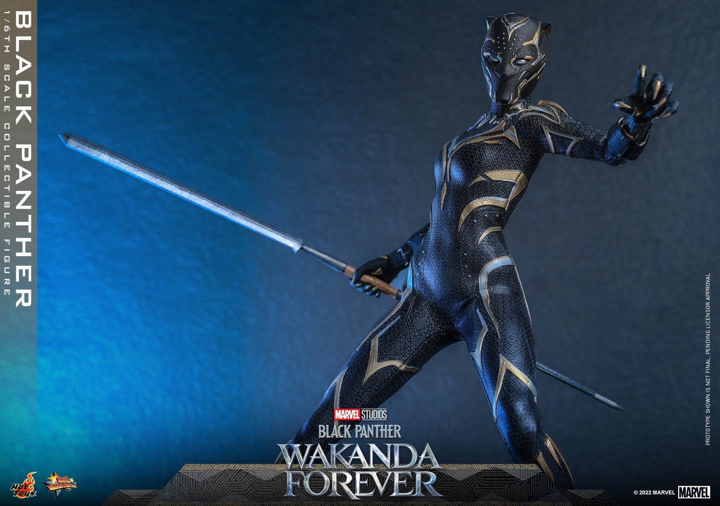 Hot Toys Black Panther: Wakanda Forever - Black Panther 1:6  Scale Collectible Figure MMS675