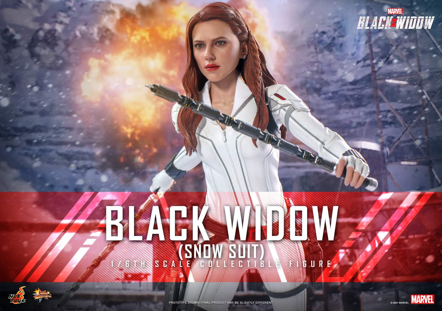 Hot Toys Black Widow - 1/6th scale Black Widow (Snow Suit) Collectible Figure MMS601