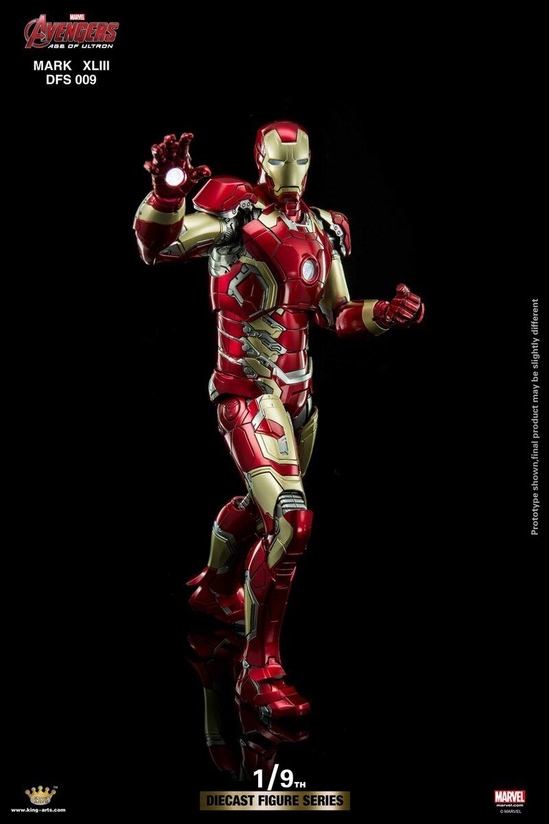 King Arts 1:9 Scale Iron Man Mark XLIII Collectible Figure