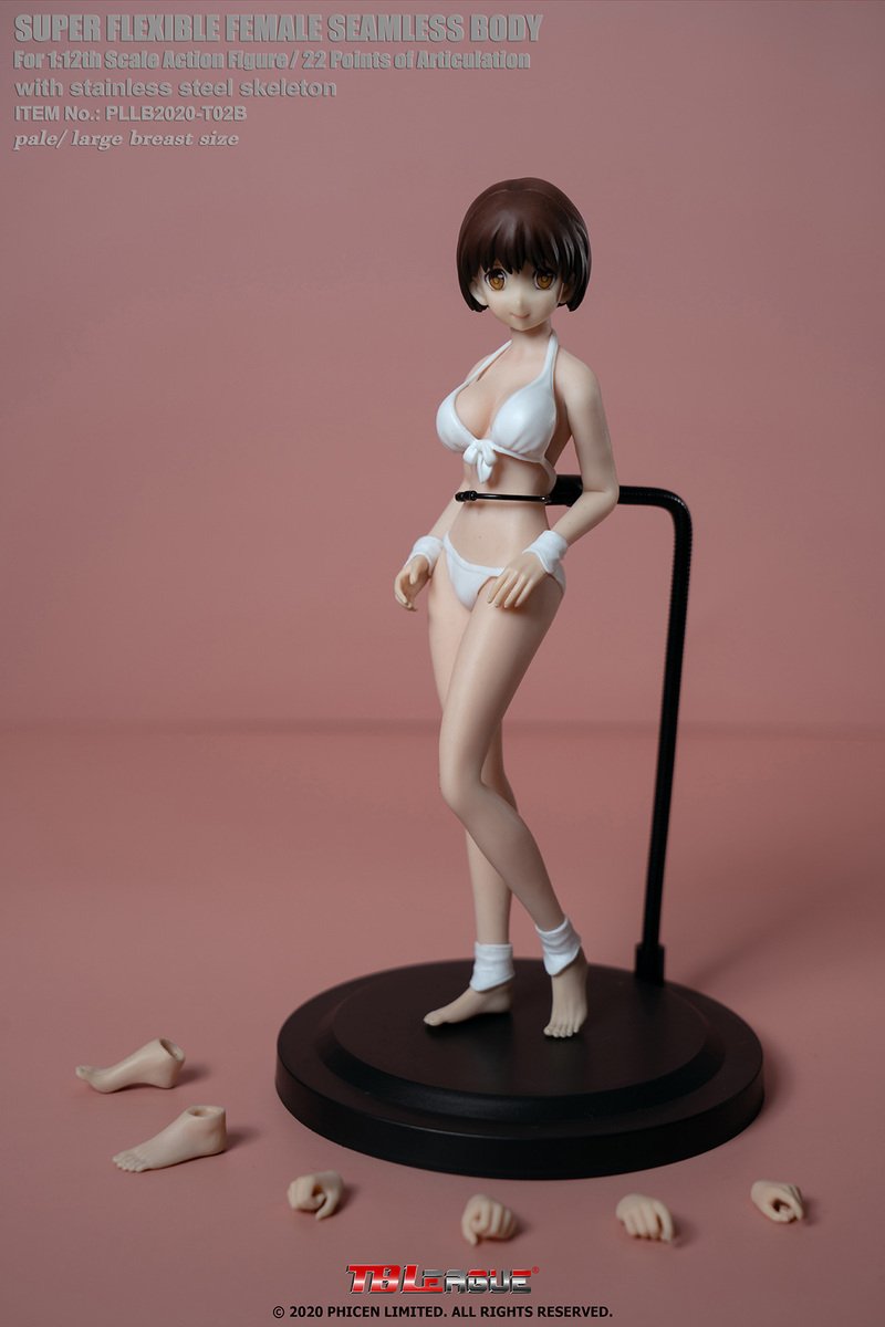 TBLeague PLLB2020-T02B 1:12 Scale Female Body With Animated Head