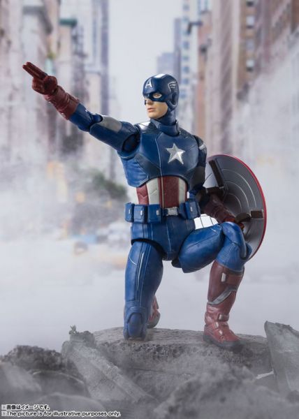 Bandai S.h.figuarts Captain America -《avengers Assemble》 Edition- (Avengers)