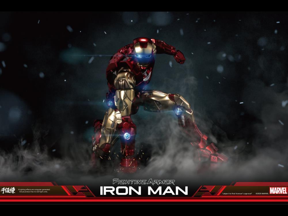 Sentinel Marvel Fighting Armor Iron Man Figure