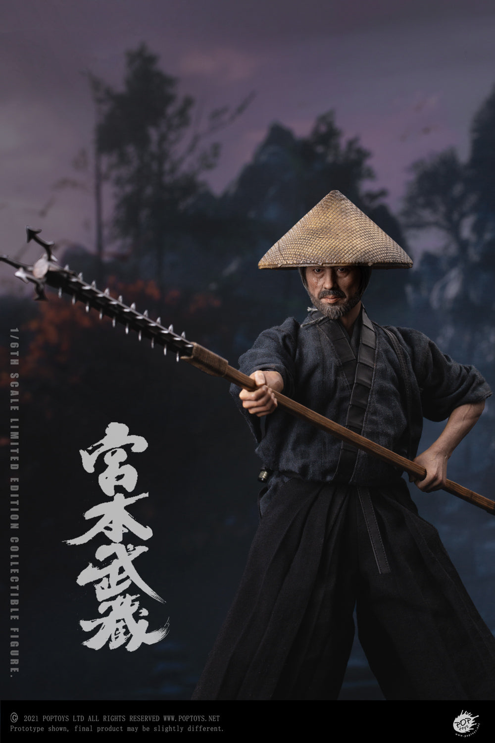 POPTOYS 1:6 Scale Miyamoto Musashi Action Figure